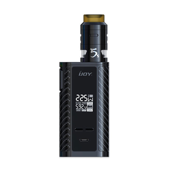225W IJOY Captain PD1865 TC Vape Kit W/ RDTA 5S Tank 2.6ml Atomizer & CAPTAIN PD1865 BOX MOD No 18650 Battery Dense Smok  Kit