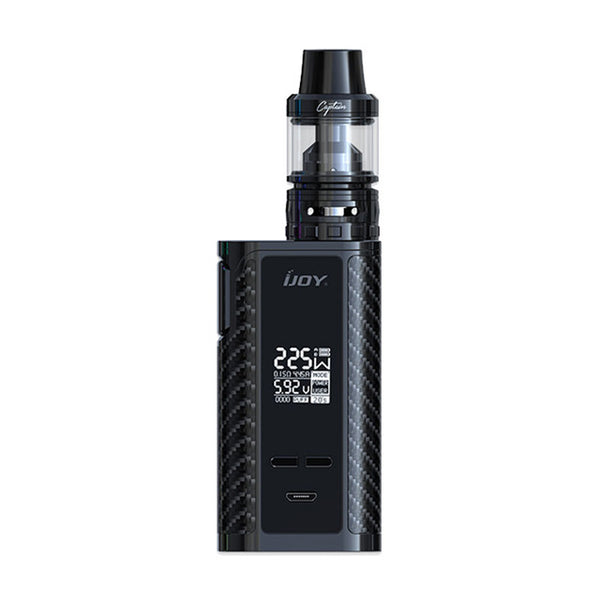 100% Original 225W IJOY Captain PD1865 TC Mod with Captain Tank 4ml TC Kit without 18650 Battery Electronic cigarette Vaping