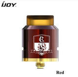 Original IJOY COMBO RDA Atomizer W/ 810 ULTEM Drip Tip Bottom Airflow 2-post Build Deck RDA Tank Atomizer Vs TFV12 Tank Vape
