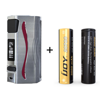 iJoy GENIE PD270 TC Box Mod fit Captain S sub ohm Tank 4ml 234W Dual 20700/18650 Batteries Vaporizer Vape E-Cigarette
