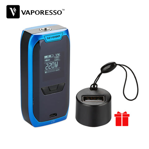 Original 220W Vaporesso Revenger TC Box MOD with 220W Max Output & 0.96-inch OLED Display & Charging Adapter E-cig Vape Mod