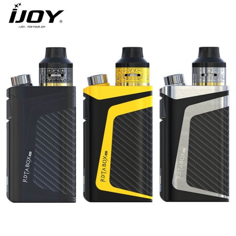 Original IJoy RDTA Box Mini Kit 100W W Built-in Li-Po 2600mAh Battery 6ML Tank Electronic Cigarette BOX MOD Vape Kit TPD Edition