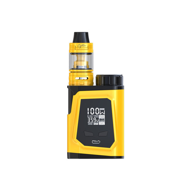 Original IJOY CAPO 100 Kit with Captain Mini Subohm Tank 21700 Battery also suit 18650 20700 E-Cigarettes CAPO 100W Box MOD Vape