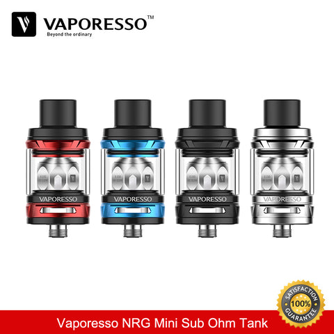 Electronic Cigarette Vaporesso NRG Mini Sub Ohm Tank 22mm Vapor Tank Vaporizer Vape Rebuildable Dripping Atomizer 2ml Capacity