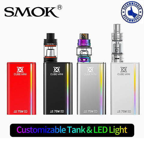Smok vaping vapes Electronic cigarettes kit Xcube mini vape mod with tfv8 baby vaporizer tfv12 prince atomizer Tfv4 mini tank
