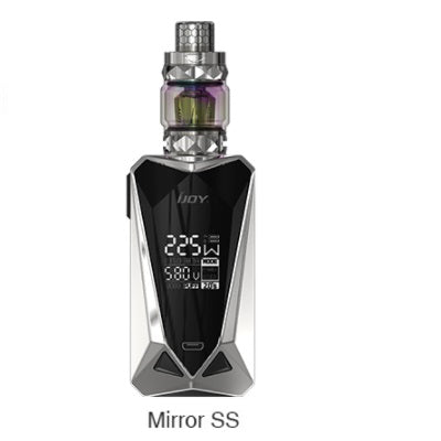 Original IJOY Diamond Mini Kit 225W with Millisecond Fire Diamond Mini Box Mod 4ml Diamond Baby Vape Tank Mesh Coil Vaporizer