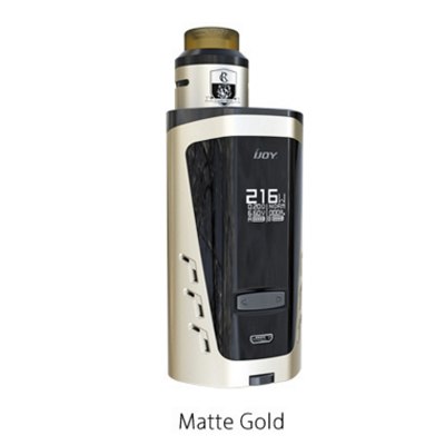 Cigarette Electronique iJoy Capo 216 216W Srda Squonk Kit With Combo Srda RDA Coil Powered By 18650/20700 Vape Fit Cotton Bacon