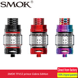 New stock! SMOK TFV12 Prince Cobra Edition Tank 7ml with V12 Prince Strip/Mesh Coil & X2 Clapton Coil vs TFV12 Baby Prince