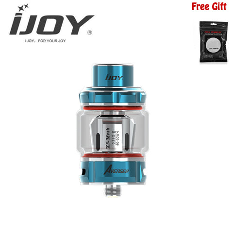 Original IJOY Avenger Sub Ohm Tank Vape With X3-Mesh 0.15ohm/X3-C1S Coil 0.35ohm Ijoy box mod e cigarette bottom airflow Vaper