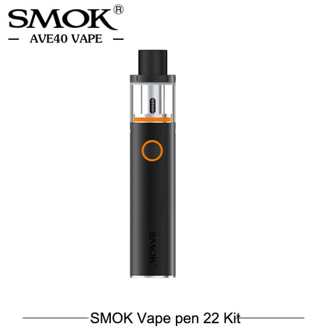 Original Electronic Cigarette Smok Vape Pen 22 Kit Built-in 1650mah Vape Pen 22 Tank 0.3 ohm E Cigarettes VS ego aio Vaporizer
