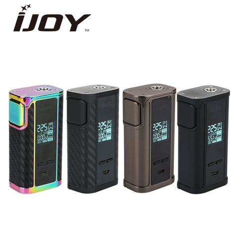 Hot Original IJOY Captain PD1865 TC Vape Box MOD Max 225W No 18650 Battery for IJOY RDTA 5S Tank E-Cigarette Box Mod vs DRAG Mod
