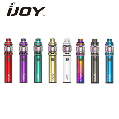 Original 100W IJOY Wand Kit Built-in 2600mAh Battery & 5.5ml Diamond Subohm Tank & Personalized Pentagonal Fire Button Vape Kit