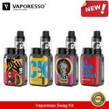 Vaporesso Swag Kit 80W 18650 Box Mod with 3.5ml NRG SE Vape Tank GT Coil Vaporizer E-Cigarette Kit VS Smok Electronic Cigarette