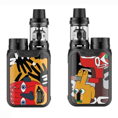 Vaporesso Swag Kit 80W 18650 Box Mod with 3.5ml NRG SE Vape Tank GT Coil Vaporizer E-Cigarette Kit VS Smok Electronic Cigarette