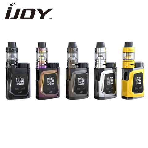 Clearance 100W IJOY CAPO 21700 TC Kit with 2ml Captain Mini Subohm Tank No 18650 Battery Box Mod Vape Kit Vs IStick Pico Squeeze